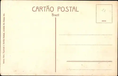 Ak Rio de Janeiro Brasilien, Avenida Rio Branco