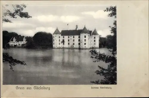 Ak Glücksburg an der Ostsee, Schloss