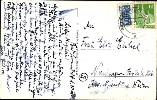 Ak Bad Bramstedt in Holstein, Markt, Roland-Statue