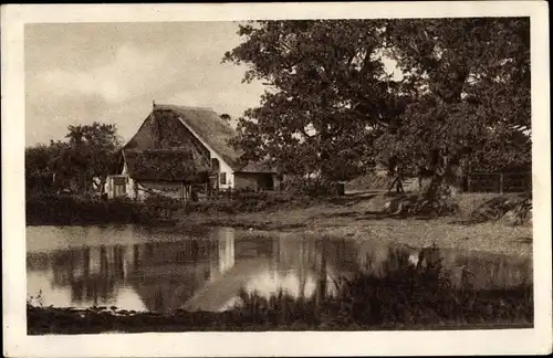 Ak Israelsdorf II Hansestadt Lübeck, Haus am Teich