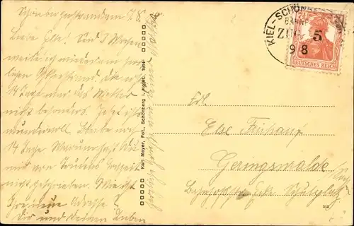 Ak Ostseebad Schönberger Strand Schönberg in Holstein, Meeresstimmung, Boot