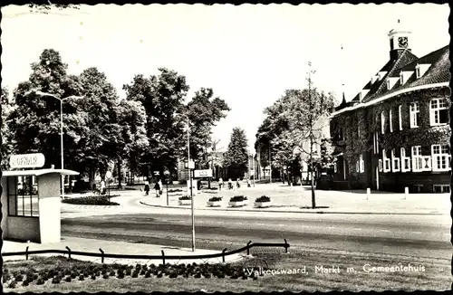 Ak Valkenswaard Nordbrabant, Markt, Gemeentehuis