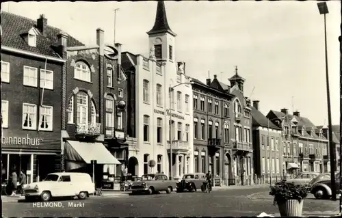Ak Helmond Nordbrabant Niederlande, Markt
