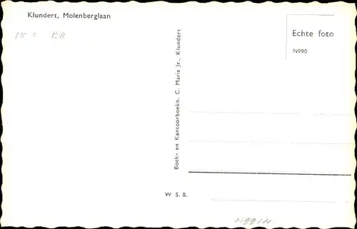 Ak Klundert Nordbrabant, Molenberglaan