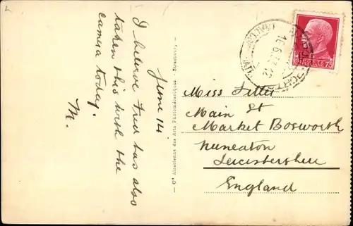 Ak Blida Algerien, Kirche, Place Lavigerie