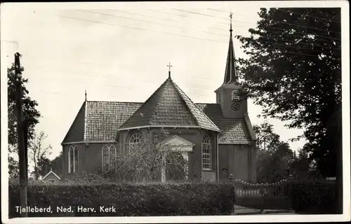 Ak Tjalleberd Fryslân Niederlande, Ned. Rev. Kirche