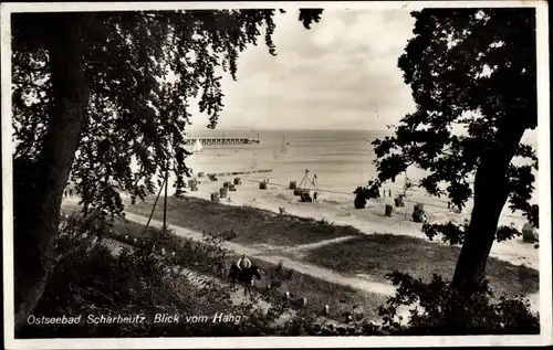 Ak Ostseebad Scharbeutz in Holstein, Blick vom Hang