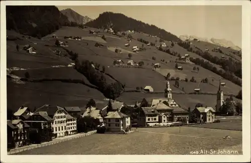 Ak Alt St. Johann Kt. St. Gallen, Gesamtansicht