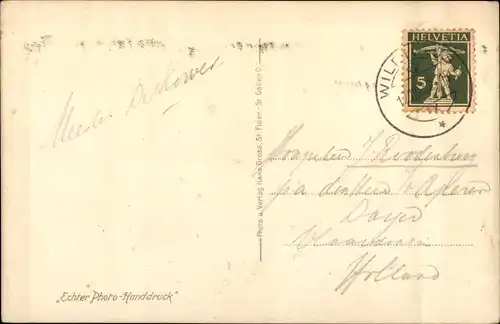 Ak Alt St. Johann Kt. St. Gallen, Gesamtansicht