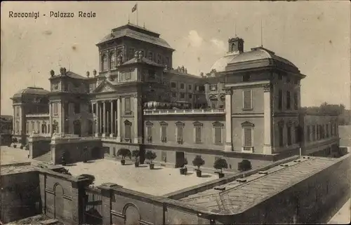 Ak Racconigi Cuneo Piemonte, Königlicher Palast