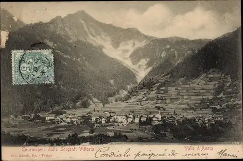 Ak Courmayeur Valle D'Aosta Italien, Panorama, Sorgenti Vittoria