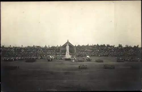 Foto Ak Praha Prag Tschechien, Turnfest, Festplatz, Denkmal
