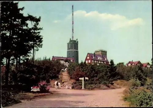 Ak Brotterode in Thüringen, Großer Inselsberg, Turm