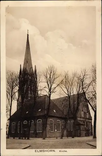 Ak Elmshorn in Holstein, Kirche