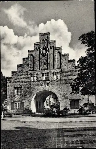 Ak Flensburg in Schleswig Holstein, Nordertor