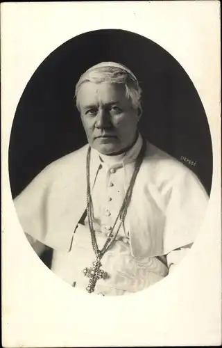 Ak Papst Pius X., Giuseppe Melchiorre Sarto, Portrait