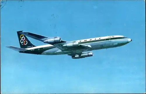 Ak Griechisches Passagierflugzeug, Olympic Airways, Boeing 707 320