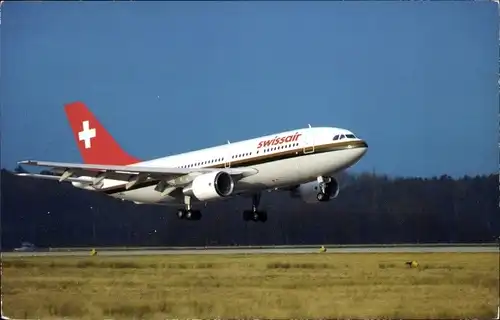 Ak Schweizer Passagierflugzeug, Swissair, Airbus A310 Europe