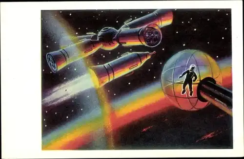 Künstler Ak Sokolov, Montage eines Raumlabors