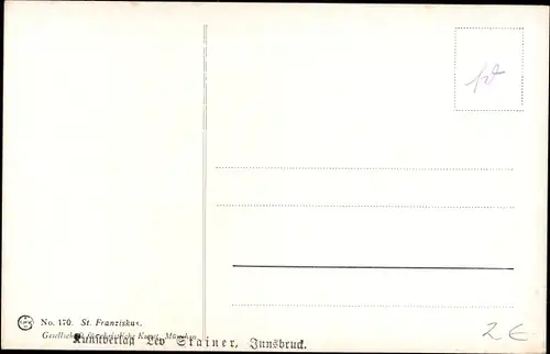 Künstler Ak Heiliger Franziskus von Assisi