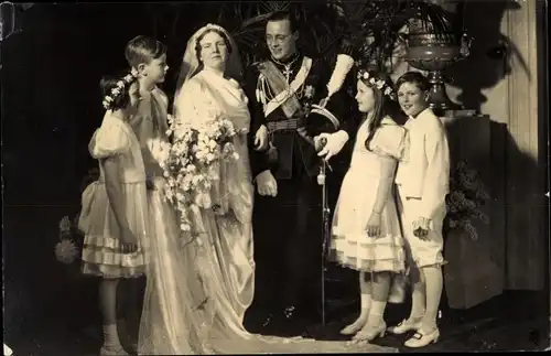 Ak Prinzessin Juliana der Niederlande, Prinz Bernhard, Hochzeit