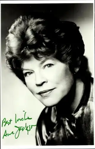 Ak Schauspielerin Anne Jackson, Portrait, Autogramm