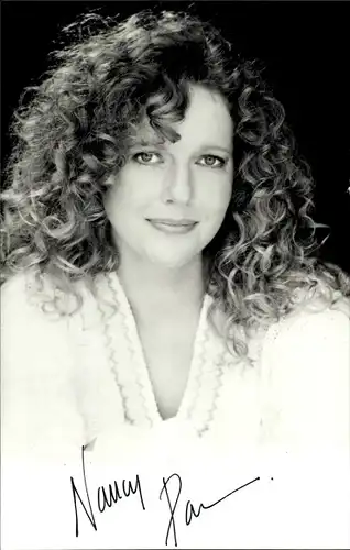 Ak Schauspielerin Nancy Paul, Portrait, Autogramm