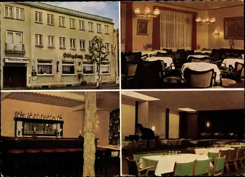 Ak Bad Oldesloe Schleswig Holstein, ADAC Hotel Oldesloer Hof, Hamburger Straße 13, Saal, Bar