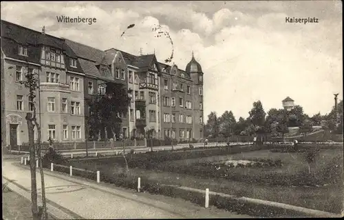 Ak Wittenberge an der Elbe Prignitz, Kaiserplatz