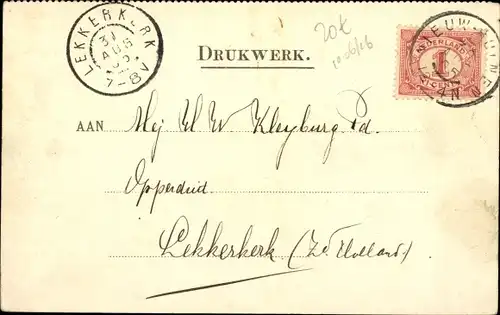 Ak Nieuw Buinen Drenthe Niederlande, Straßenpartie