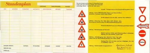 Stundenplan Der kleinen Merker, Verkehrszeichen