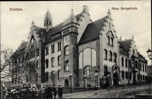 Ak Lutherstadt Eisleben, Neue Bergschule