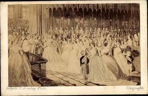 CdV Alexandra von Dänemark, Eduard VII., Hochzeit