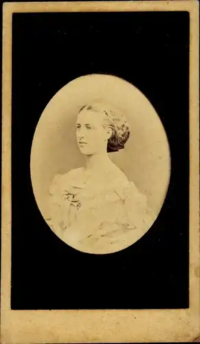 CdV Alexandra von Dänemark, Ehefrau von Eduard VII, Portrait