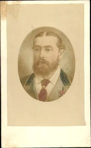 CdV Alfred von Sachsen-Coburg und Gotha, Sohn von Königin Victoria, Portrait