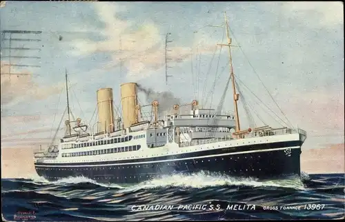 Ak Dampfer Melita, Canadian Pacific