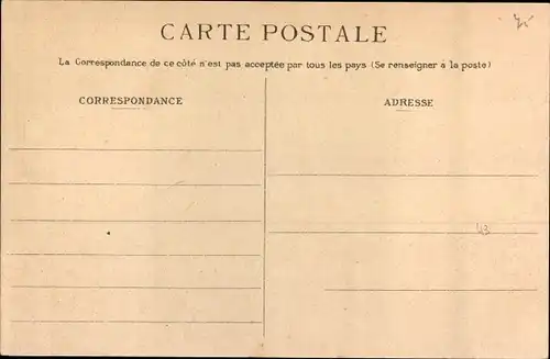 Ak Französisches Kriegsschiff, Kleber