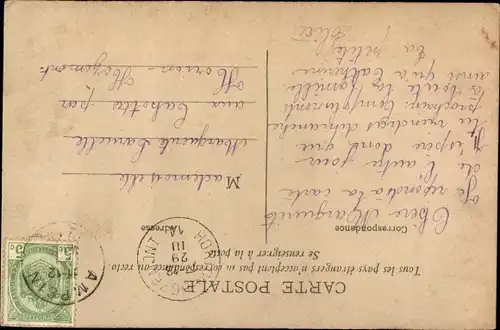 Ak Mädchen, Portrait mit Schreibfeder