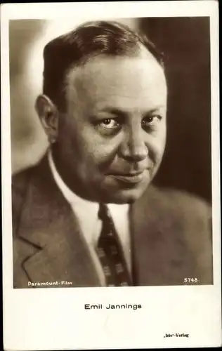 Ak Schauspieler Emil Jannings, Portrait