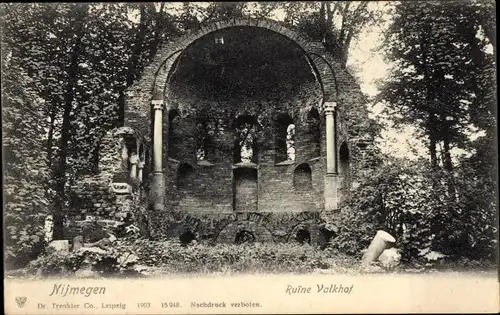 Ak Nijmegen Gelderland, Ruine Valkhof