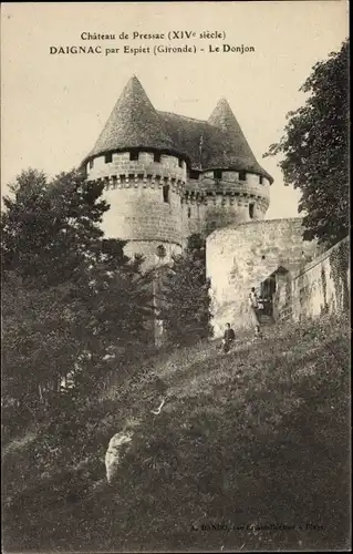 Ak Daignac-Gironde, Le Donjon