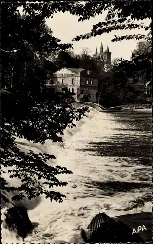 Ak Saint Sulpice la Pointe Tarn, La Chaussée, Mühle, Kirche