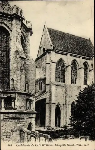 Postkarte Chartres-Eure et Loir, Kathedrale, Kapelle Saint Piat