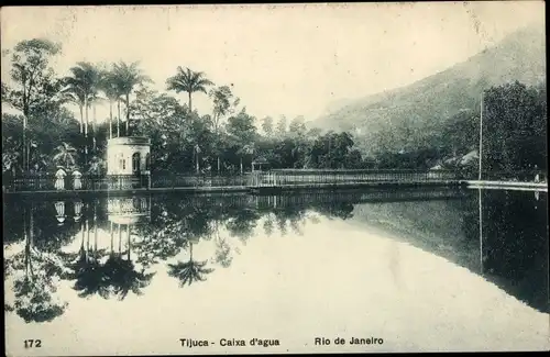 Ak Rio de Janeiro Brasilien, Caixa d'agua, Tijuca