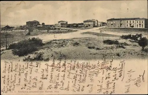 Ak Marina di Pisa Toscana, Teilansicht