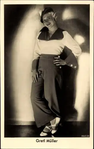 Ak Schauspielerin Gretl Müller, Portrait, Autogramm