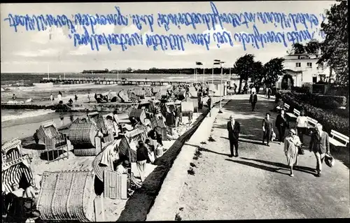 Ak Timmendorfer Strand in Ostholstein, Promenade, Strand