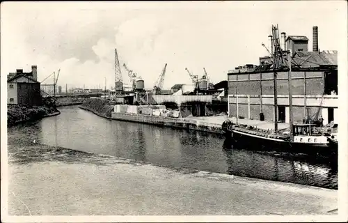 Ak Steenbergen Nordbrabant Niederlande, Hafen