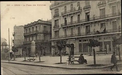 Ak Oran Algerien, La Place des Victoires
