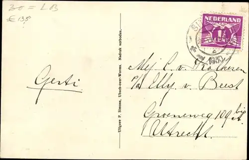 Ak Sittard Limburg Niederlande, Villa Park